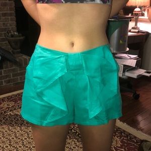 Teal shorts